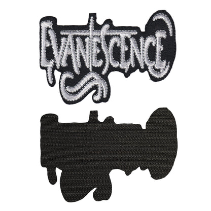 MAXIMUMPATCHES - Evanescence - 9 cm x 6,5 cm - Ecusson Patch Brodé Avec Scratch Cousu Au Dos + Carré Scratch A Coudre, Face Opposé 10 cm x 10 cm/Groupe Musique Métal Rock Punk Heavy Trash Blues