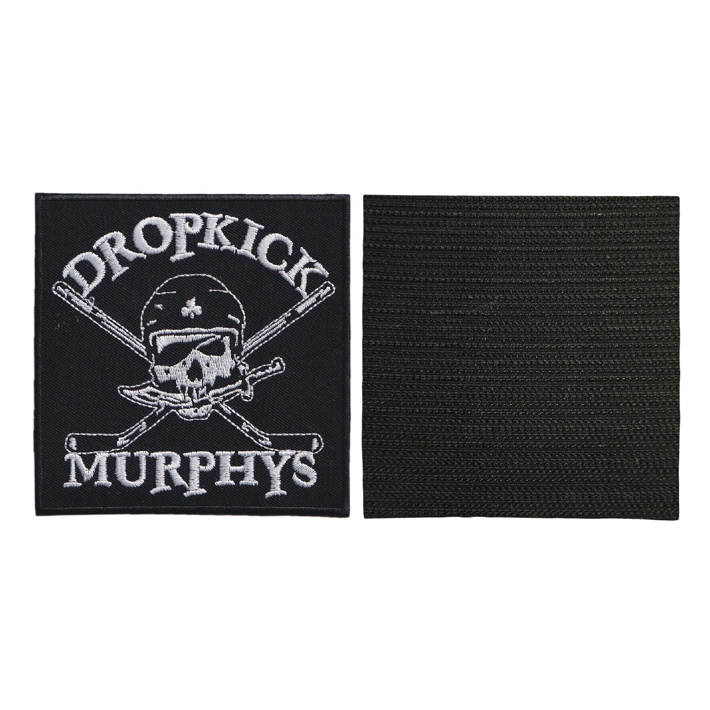 MAXIMUMPATCHES - Dropkick murphys - Longueur 10 cm - Ecusson Patch Brodé Avec Scratch Cousu Au Dos + Carré Scratch A Coudre, Face Opposé 10 cm x 10 cm/Groupe Musique Métal Rock Punk Heavy Trash Blues