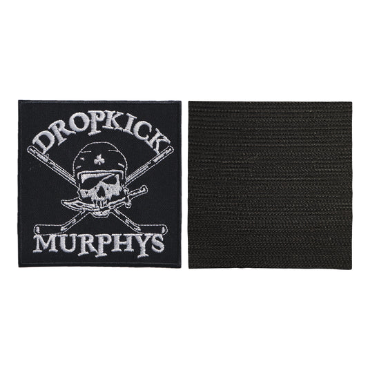 MAXIMUMPATCHES - Dropkick murphys - Longueur 10 cm - Ecusson Patch Brodé Avec Scratch Cousu Au Dos + Carré Scratch A Coudre, Face Opposé 10 cm x 10 cm/Groupe Musique Métal Rock Punk Heavy Trash Blues