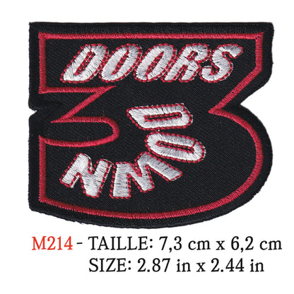 MAXIMUMPATCHES - Ecusson Patch Brodé Thermocollant - 7,3 cm x 6,2 cm - 3 Doors Down Groupe Musique Rock Punk Hard Trash Métal Heavy Psychedelic