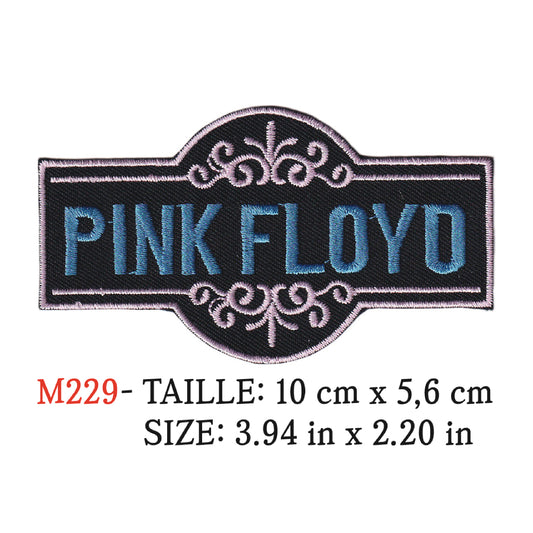 MAXIMUMPATCHES - Ecusson Patch Brodé Thermocollant - 10 cm x 5,6 cm - Pink Floyd Groupe Musique Rock Punk Hard Trash Métal Heavy Psychedelic