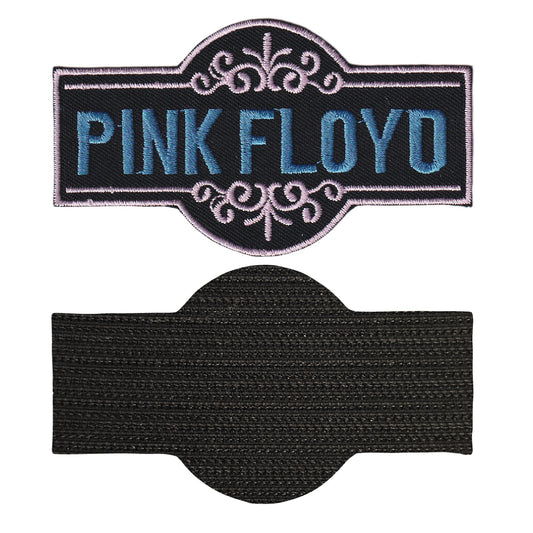 MAXIMUMPATCHES - Pink Floyd - 10 cm x 5,6 cm - Ecusson Patch Brodé Avec Scratch Cousu Au Dos + Carré Scratch A Coudre, Face Opposé 10 cm x 10 cm/Groupe Musique Métal Rock Punk Heavy Trash Blues