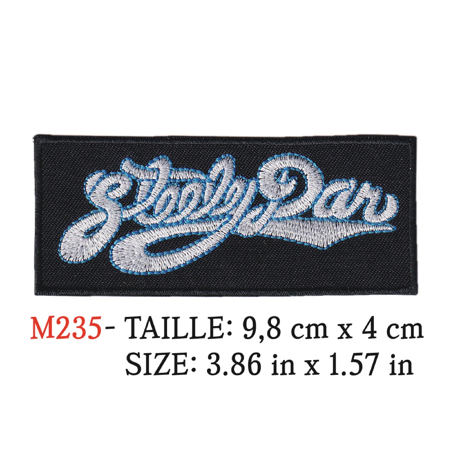 MAXIMUMPATCHES - Ecusson Patch Brodé Thermocollant - 9,8 cm x 4 cm - Steely Dan Groupe Musique Rock Punk Hard Trash Métal Heavy Psychedelic