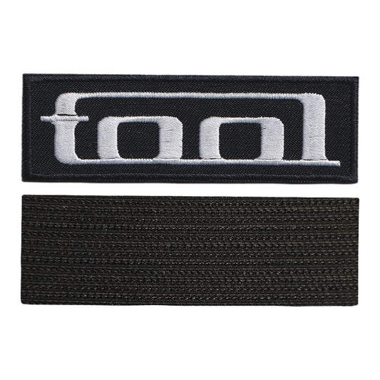 MAXIMUMPATCHES - Tool - 10 cm x 3,1 cm - Ecusson Patch Brodé Avec Scratch Cousu Au Dos + Carré Scratch A Coudre, Face Opposé 10 cm x 10 cm/Groupe Musique Métal Rock Punk Heavy Trash Blues