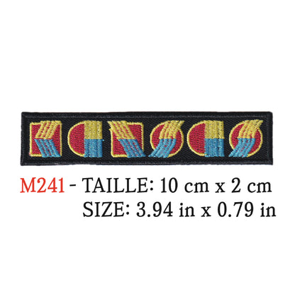 MAXIMUMPATCHES - Patch Ecusson Brodé Thermocollant - 10 cm x 2 cm - Kansas Groupe Musique Rock Punk Hard Trash Métal Heavy Psychedelic