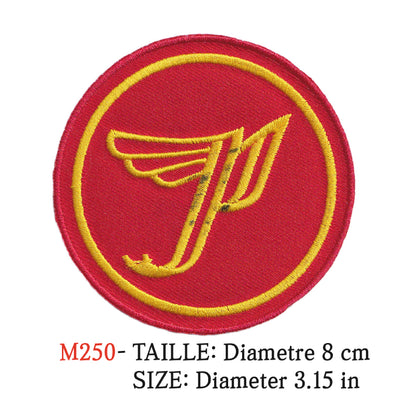 MAXIMUMPATCHES - Patch Ecusson Brodé Thermocollant - Diametre 8 cm - Groupe Musique Rock Punk Hard Trash Métal Heavy Psychedelic