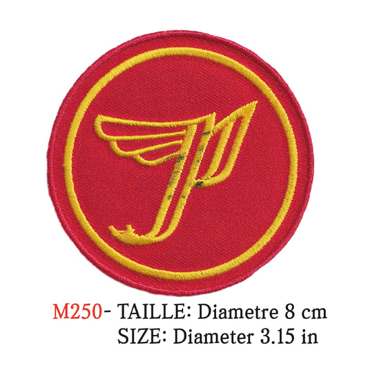 MAXIMUMPATCHES - Patch Ecusson Brodé Thermocollant - Diametre 8 cm - Groupe Musique Rock Punk Hard Trash Métal Heavy Psychedelic