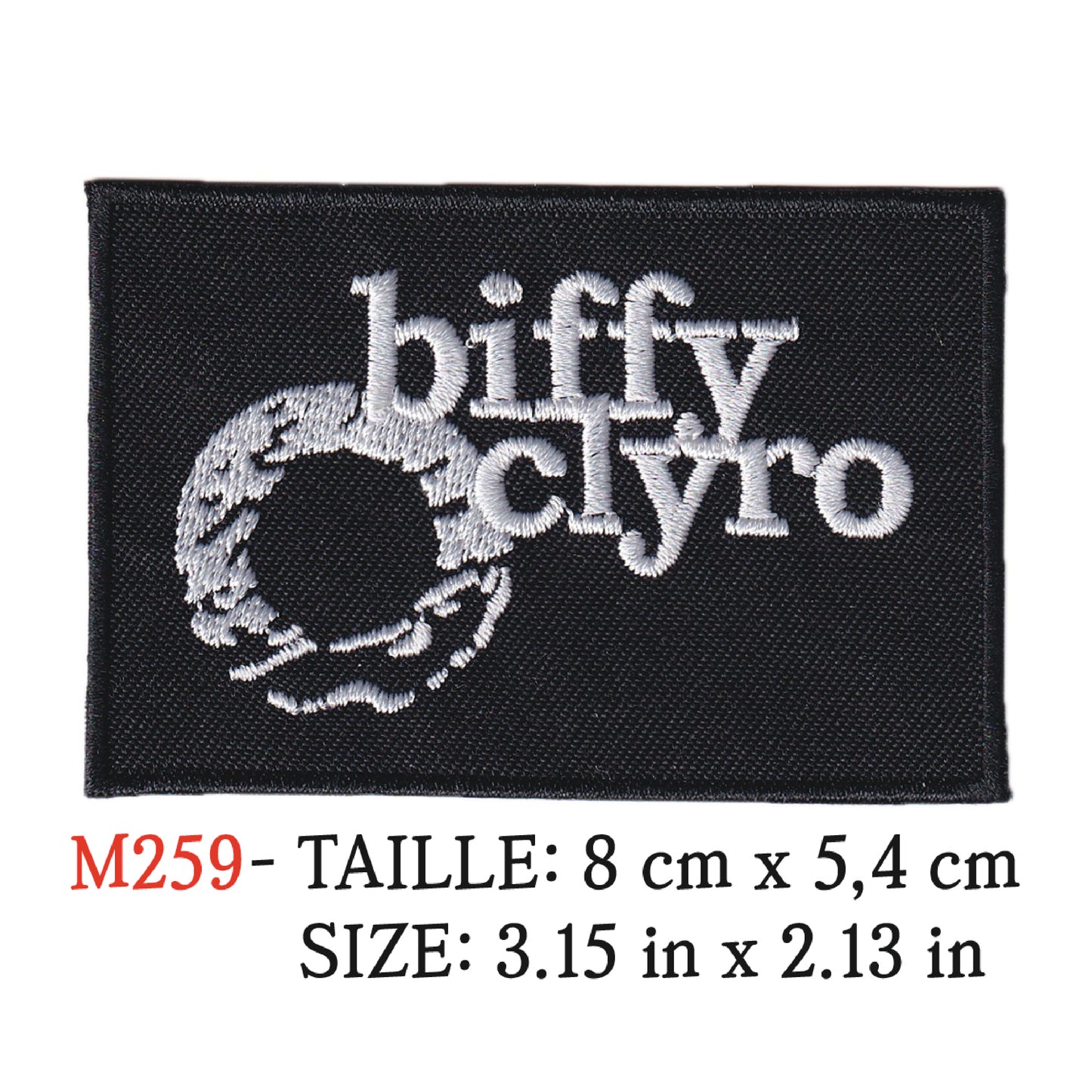 MAXIMUMPATCHES - Ecusson Patch Brodé Thermocollant - 8 cm x 5,4 cm - Biffy Clyro Groupe Musique Rock Punk Hard Trash Métal Heavy Psychedelic