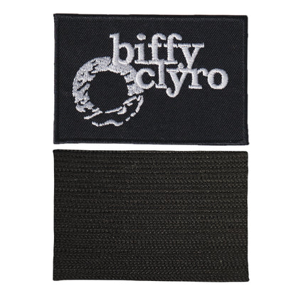 MAXIMUMPATCHES - Biffy Clyro - 8 cm x 5,4 cm - Ecusson Patch Brodé Avec Scratch Cousu Au Dos + Carré Scratch A Coudre, Face Opposé 10 cm x 10 cm/Groupe Musique Métal Rock Punk Heavy Trash Blues