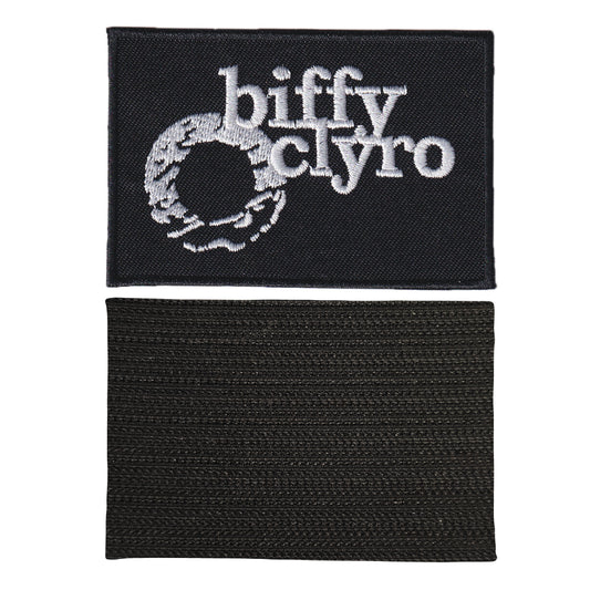 MAXIMUMPATCHES - Biffy Clyro - 8 cm x 5,4 cm - Ecusson Patch Brodé Avec Scratch Cousu Au Dos + Carré Scratch A Coudre, Face Opposé 10 cm x 10 cm/Groupe Musique Métal Rock Punk Heavy Trash Blues