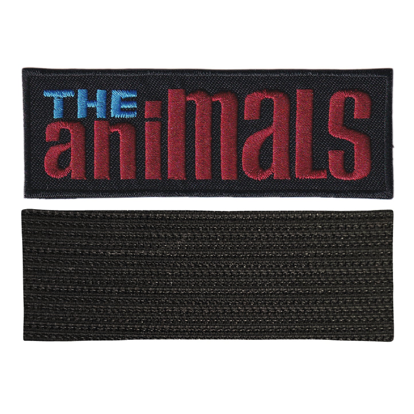 MAXIMUMPATCHES - The Animals - 9,8 cm x 3,4 cm - Ecusson Patch Brodé Avec Scratch Cousu Au Dos + Carré Scratch A Coudre, Face Opposé 10 cm x 10 cm/Groupe Musique Métal Rock Punk Heavy Trash Blues