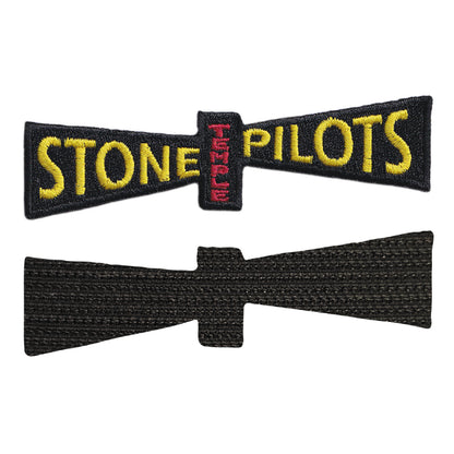 MAXIMUMPATCHES - Stone Temple Pilots - Longueur 10 cm - Ecusson Patch Brodé Avec Scratch Cousu Au Dos + Carré Scratch A Coudre, Face Opposé 10 cm x 10 cm/Groupe Musique Métal Rock Punk Heavy Trash Blues