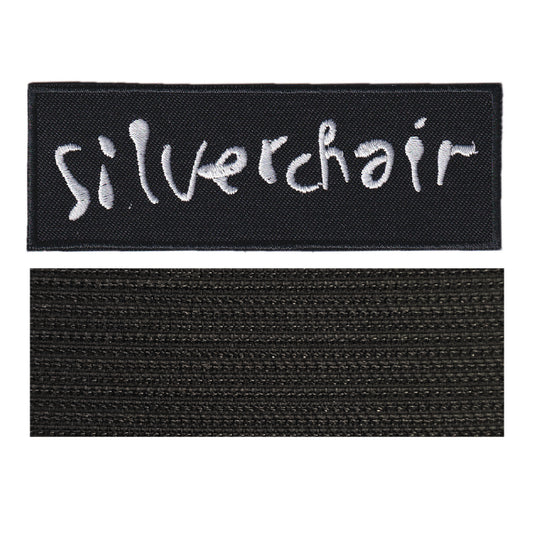 MAXIMUMPATCHES - Silverchair - 10 cm x 3,5 cm - Ecusson Patch Brodé Avec Scratch Cousu Au Dos + Carré Scratch A Coudre, Face Opposé 10 cm x 10 cm/Groupe Musique Métal Rock Punk Heavy Trash Blues