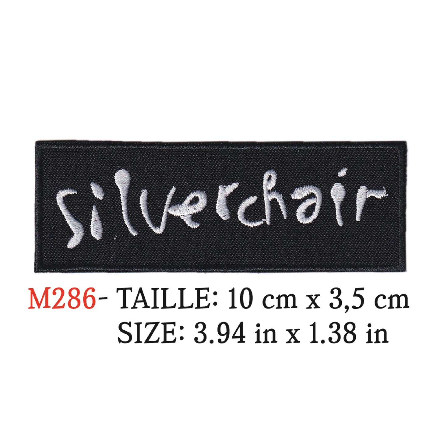 MAXIMUMPATCHES - Ecusson Patch Brodé Thermocollant - 10 cm x 3,5 cm - Silverchair Groupe Musique Rock Punk Hard Trash Métal Heavy Psychedelic