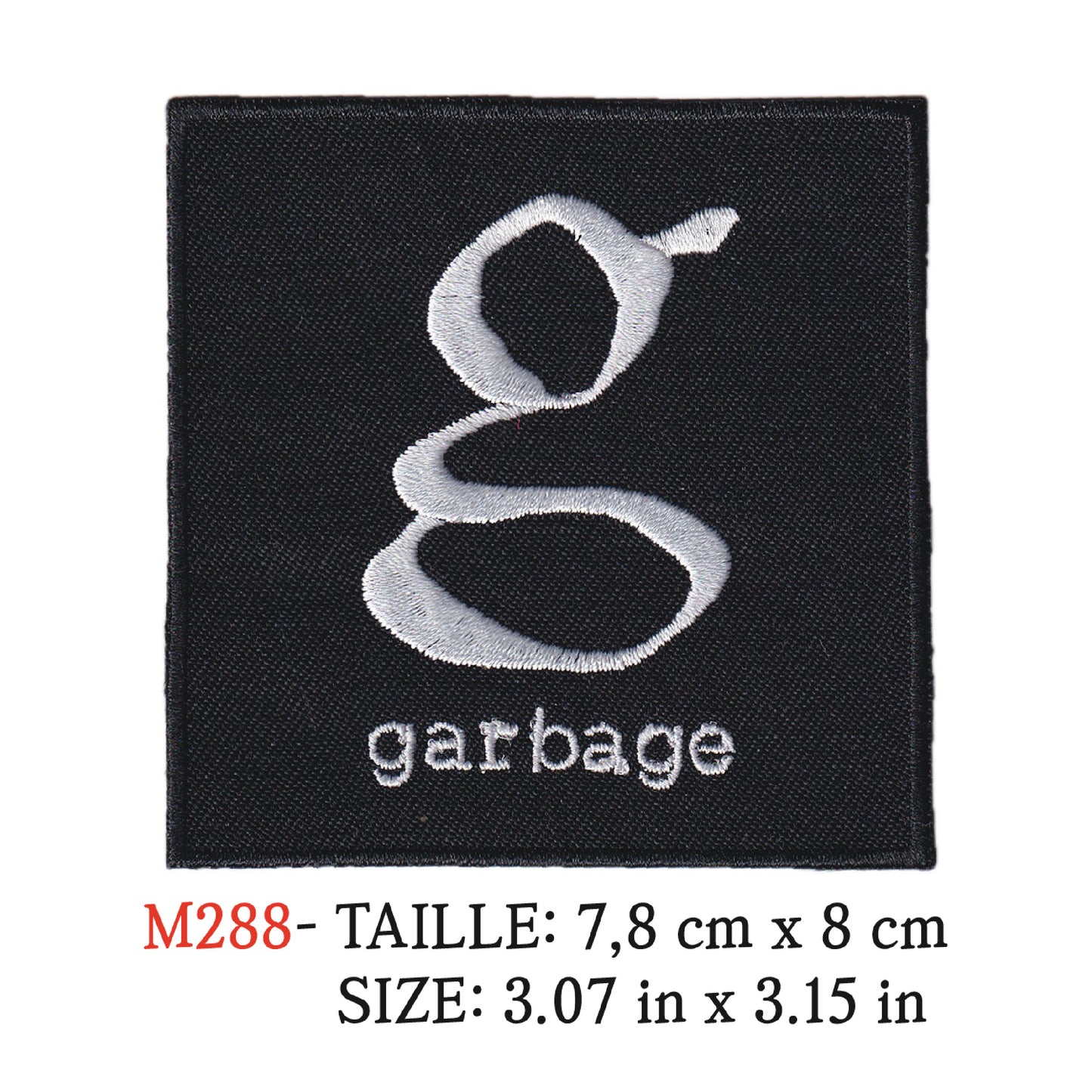 MAXIMUMPATCHES - Ecusson Patch Brodé Thermocollant - 7,8 cm x 8 cm - Groupe Musique Rock Punk Hard Trash Métal Heavy Psychedelic