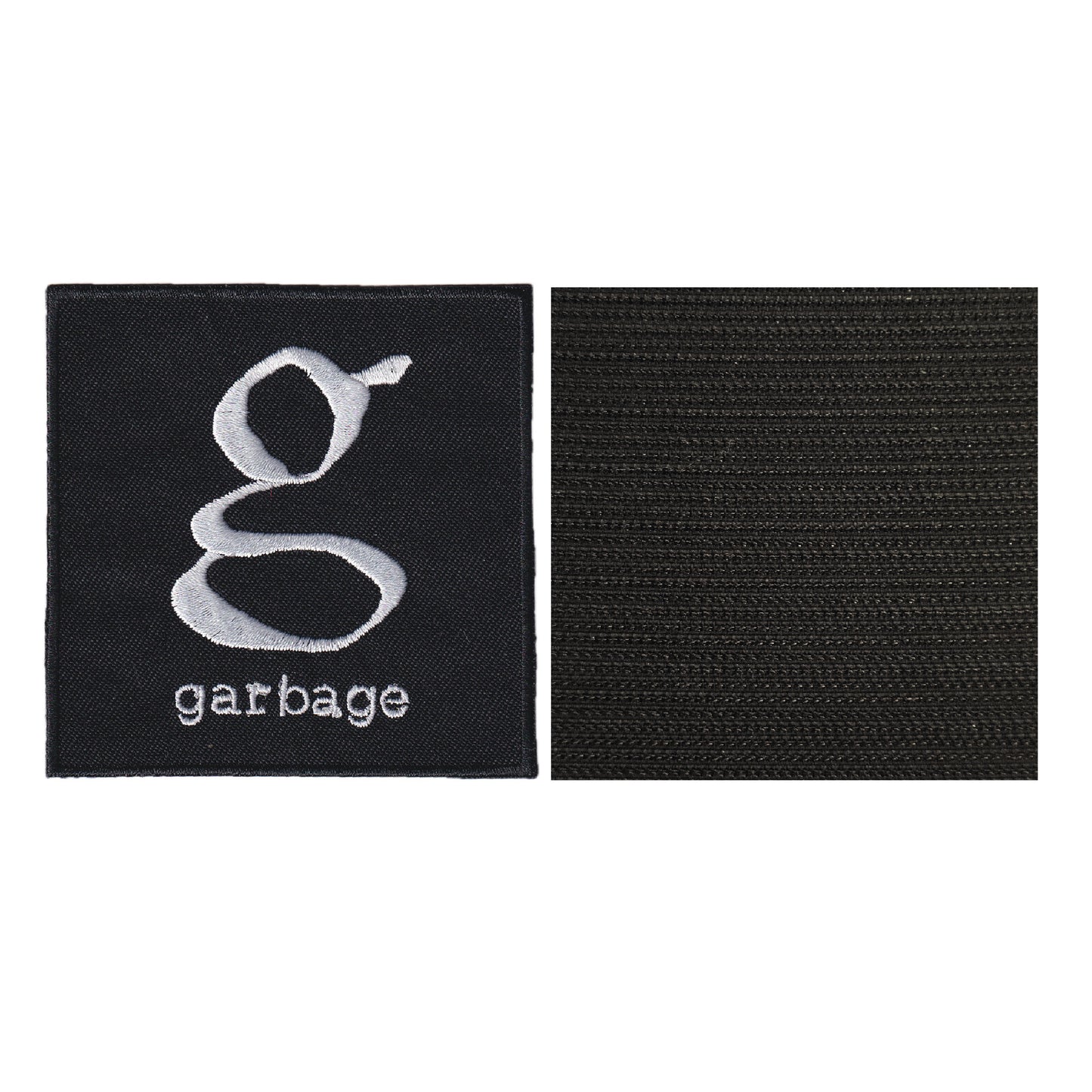MAXIMUMPATCHES - 7,8 cm x 8 cm - Ecusson Patch Brodé Avec Scratch Cousu Au Dos + Carré Scratch A Coudre, Face Opposé 10 cm x 10 cm/Groupe Musique Métal Rock Punk Heavy Trash Blues