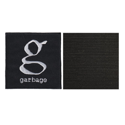 MAXIMUMPATCHES - 7,8 cm x 8 cm - Ecusson Patch Brodé Avec Scratch Cousu Au Dos + Carré Scratch A Coudre, Face Opposé 10 cm x 10 cm/Groupe Musique Métal Rock Punk Heavy Trash Blues