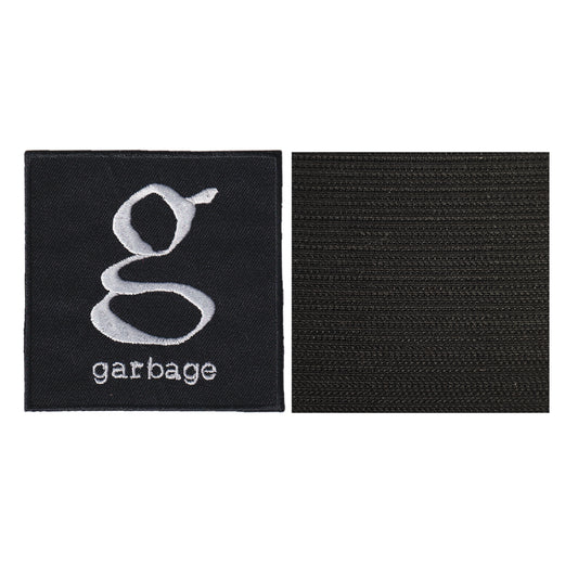 MAXIMUMPATCHES - 7,8 cm x 8 cm - Ecusson Patch Brodé Avec Scratch Cousu Au Dos + Carré Scratch A Coudre, Face Opposé 10 cm x 10 cm/Groupe Musique Métal Rock Punk Heavy Trash Blues