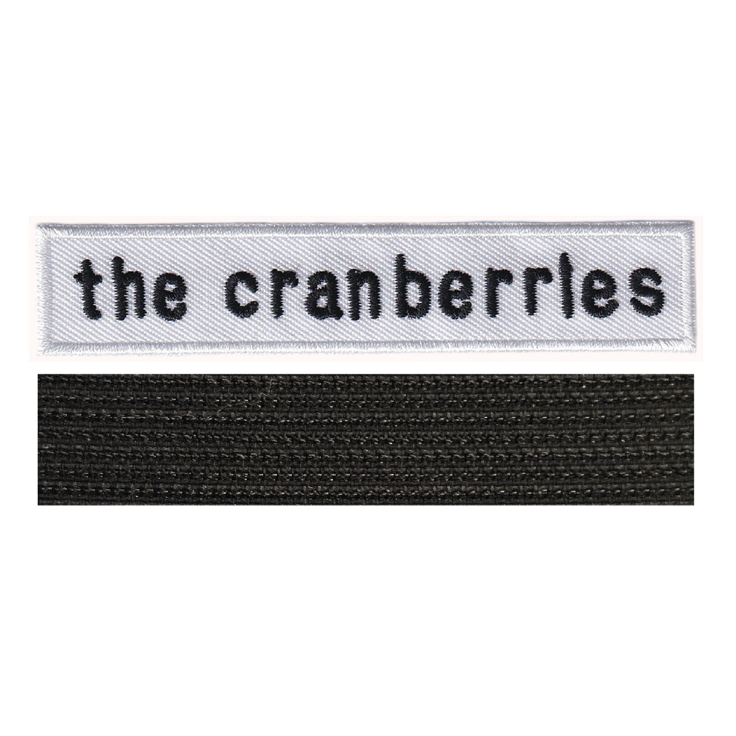 MAXIMUMPATCHES - The Cranberries - 10 cm x 2 cm - Ecusson Patch Brodé Avec Scratch Cousu Au Dos + Carré Scratch A Coudre, Face Opposé 10 cm x 10 cm/Groupe Musique Métal Rock Punk Heavy Trash Blues