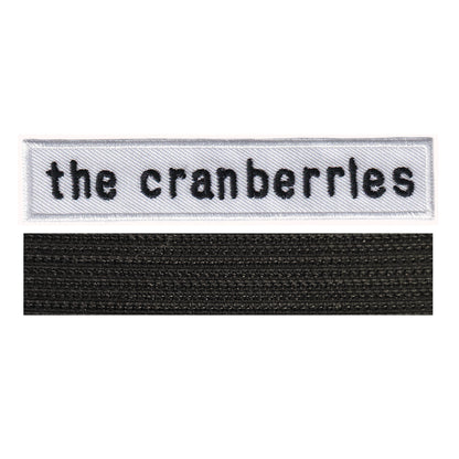 MAXIMUMPATCHES - The Cranberries - 10 cm x 2 cm - Ecusson Patch Brodé Avec Scratch Cousu Au Dos + Carré Scratch A Coudre, Face Opposé 10 cm x 10 cm/Groupe Musique Métal Rock Punk Heavy Trash Blues