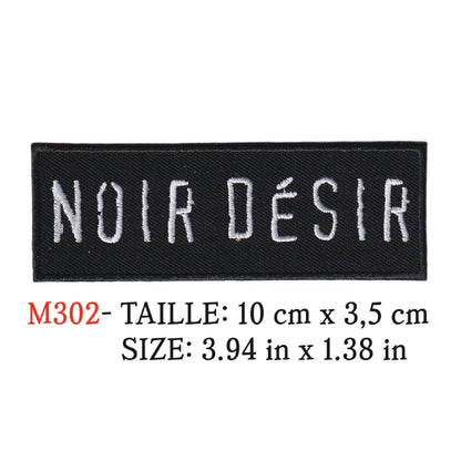 MAXIMUMPATCHES - Ecusson Patch Brodé Thermocollant - 10 cm x 3,5 cm - Groupe Musique Rock Punk Hard Trash Métal Heavy Psychedelic