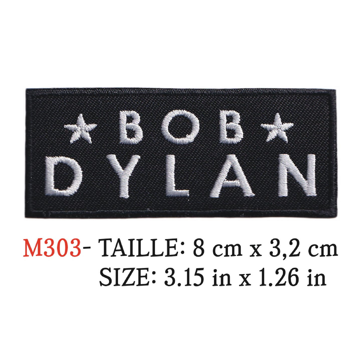 MAXIMUMPATCHES - Ecusson Patch Brodé Thermocollant - 8 cm x 3,2 cm - Groupe Musique Rock Punk Hard Trash Métal Heavy Psychedelic