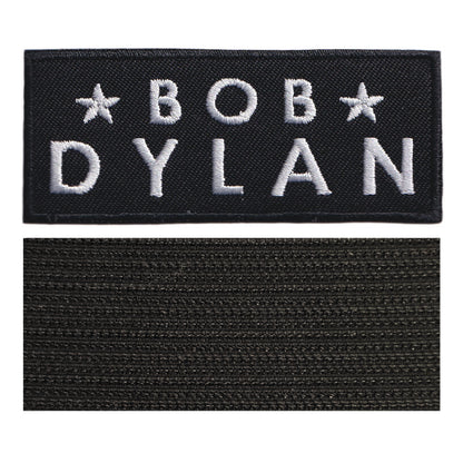 MAXIMUMPATCHES - 303M - 8 cm x 3,2 cm - Ecusson Patch Brodé Avec Scratch Cousu Au Dos + Carré Scratch A Coudre, Face Opposé 10 cm x 10 cm/Groupe Musique Métal Rock Punk Heavy Trash Blues