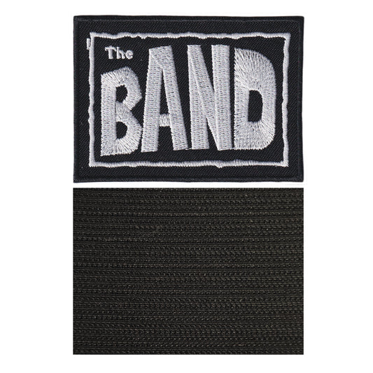 MAXIMUMPATCHES - The Band - 8 cm x 5,8 cm - Ecusson Patch Brodé Avec Scratch Cousu Au Dos + Carré Scratch A Coudre, Face Opposé 10 cm x 10 cm/Groupe Musique Métal Rock Punk Heavy Trash Blues