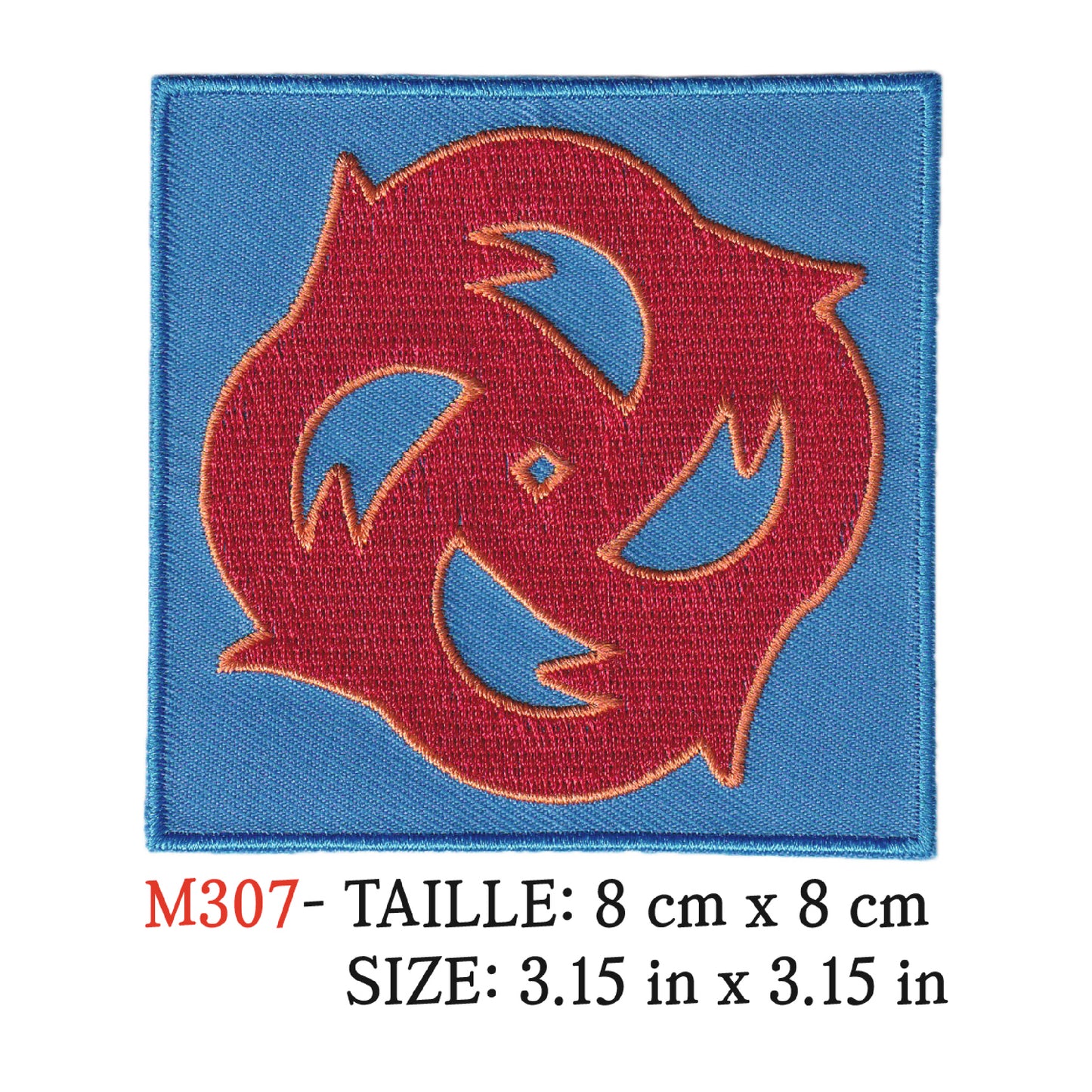 MAXIMUMPATCHES - Ecusson Patch Brodé Thermocollant - 8 cm x 8 cm - Groupe Musique Rock Punk Hard Trash Métal Heavy Psychedelic