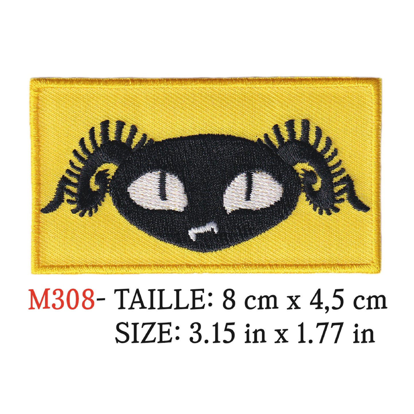 MAXIMUMPATCHES - Ecusson Patch Brodé Thermocollant - 8 cm x 4,5 cm - Groupe Musique Rock Punk Hard Trash Métal Heavy Psychedelic