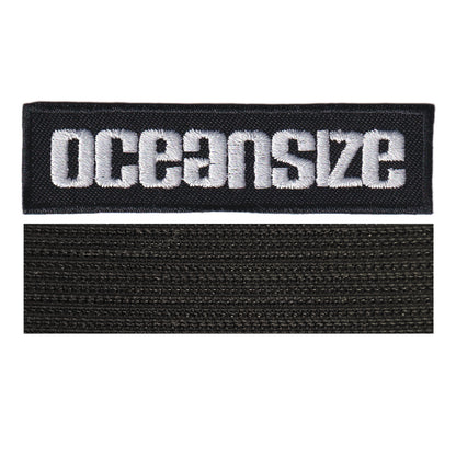 MAXIMUMPATCHES - Oceansize - 8 cm x 2 cm - Ecusson Patch Brodé Avec Scratch Cousu Au Dos + Carré Scratch A Coudre, Face Opposé 10 cm x 10 cm/Groupe Musique Métal Rock Punk Heavy Trash Blues