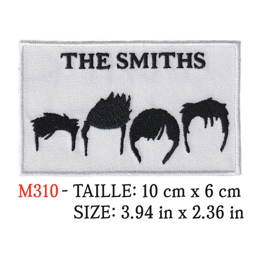 MAXIMUMPATCHES - Ecusson Patch Brodé Thermocollant - 10 cm x 6 cm - The Smiths Groupe Musique Rock Punk Hard Trash Métal Heavy Psychedelic