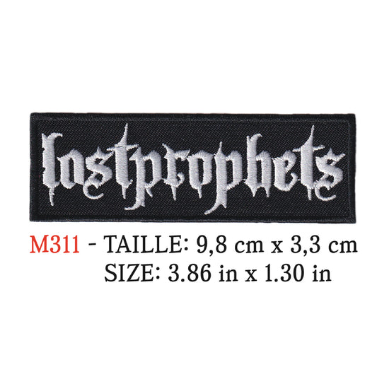 MAXIMUMPATCHES - Ecusson Patch Brodé Thermocollant - 9,8 cm x 3,3 cm - Lost Prophets