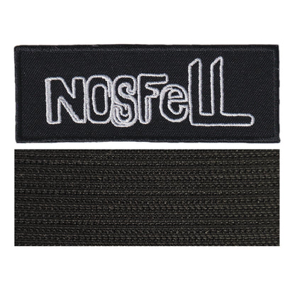 MAXIMUMPATCHES - Nosfell - 10 cm x 3,7 cm - Ecusson Patch Brodé Avec Scratch Cousu Au Dos + Carré Scratch A Coudre, Face Opposé 10 cm x 10 cm/Groupe Musique Métal Rock Punk Heavy Trash Blues