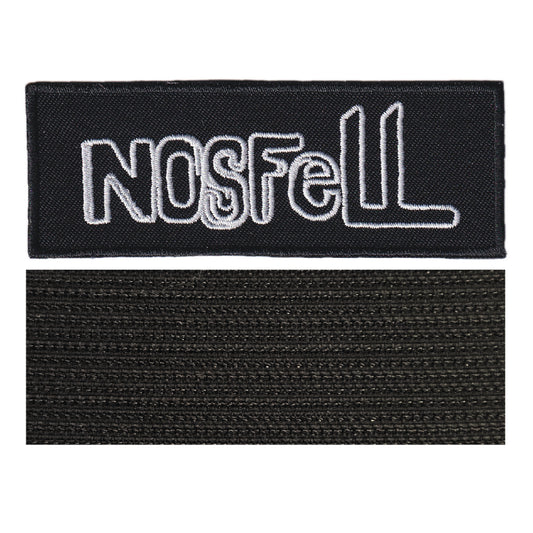 MAXIMUMPATCHES - Nosfell - 10 cm x 3,7 cm - Ecusson Patch Brodé Avec Scratch Cousu Au Dos + Carré Scratch A Coudre, Face Opposé 10 cm x 10 cm/Groupe Musique Métal Rock Punk Heavy Trash Blues