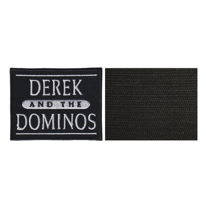 MAXIMUMPATCHES - Derek And The Dominos - 8 cm x 6,2 cm - Ecusson Patch Brodé Avec Scratch Cousu Au Dos + Carré Scratch A Coudre, Face Opposé 10 cm x 10 cm/Groupe Musique Métal Rock Punk Heavy Trash Blues