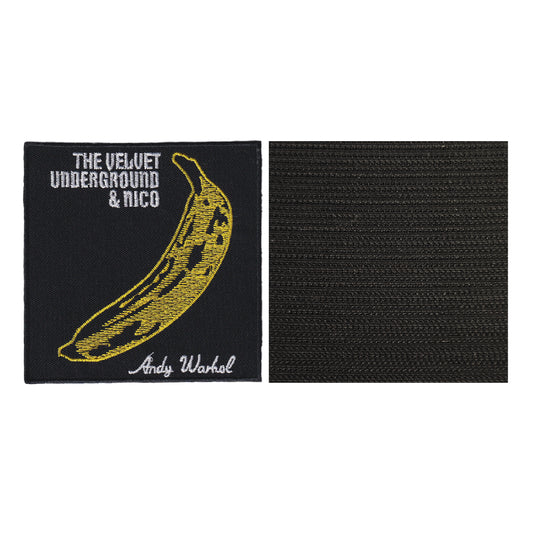 MAXIMUMPATCHES - Ecusson Patch Brodé Thermocollant - Velvet Underground Nico - 9,5 cm x 9,5 cm - Groupe Musique Rock Punk Hard Trash Métal Heavy Psychedelic