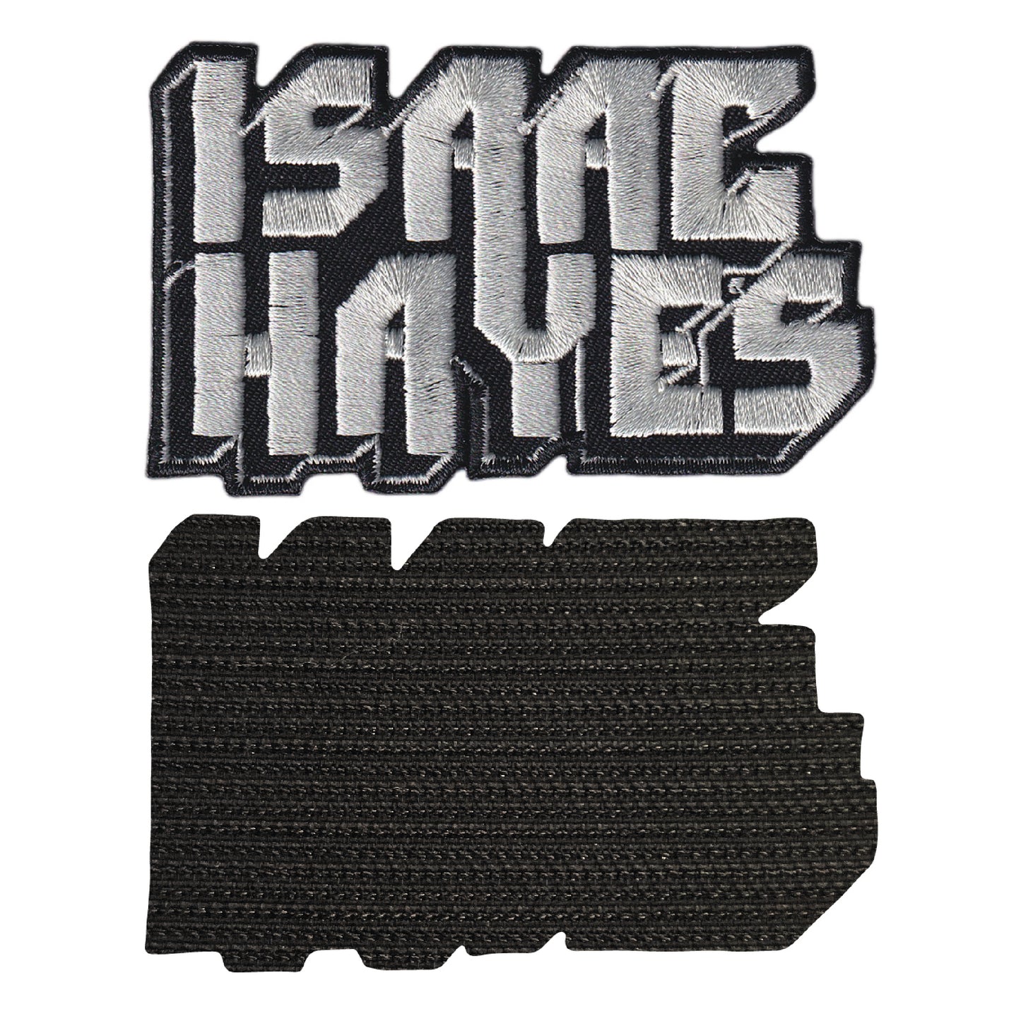 MAXIMUMPATCHES - Isaac Hayes - 8 cm x 5 cm - Ecusson Patch Brodé Avec Scratch Cousu Au Dos + Carré Scratch A Coudre, Face Opposé 10 cm x 10 cm/Groupe Musique Métal Rock Punk Heavy Trash Blues