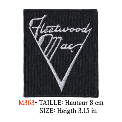MAXIMUMPATCHES - Ecusson Patch Brodé Thermocollant - Hauteur 8 cm - Groupe Musique Rock Punk Hard Trash Métal Heavy Psychedelic