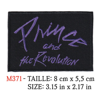 MAXIMUMPATCHES - Ecusson Patch Brodé Thermocollant - 8 cm x 5,5 cm - Prince And The Revolution Groupe Musique Rock Punk Hard Trash Métal Heavy Psychedelic