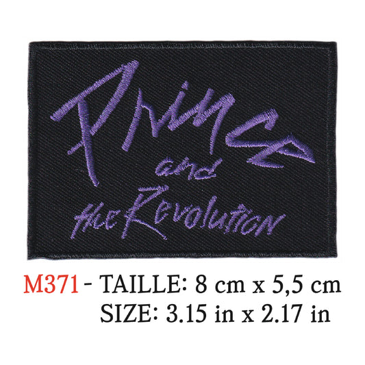 MAXIMUMPATCHES - Ecusson Patch Brodé Thermocollant - 8 cm x 5,5 cm - Prince And The Revolution Groupe Musique Rock Punk Hard Trash Métal Heavy Psychedelic