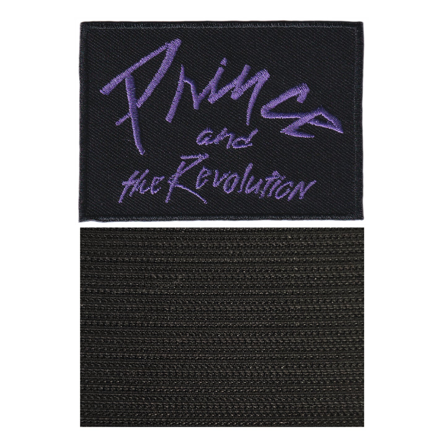 MAXIMUMPATCHES - Prince and the révolution - 8 cm x 5,5 cm - Ecusson Patch Brodé Avec Scratch Cousu Au Dos + Carré Scratch A Coudre, Face Opposé 10 cm x 10 cm/Groupe Musique Métal Rock Punk Heavy Trash Blues
