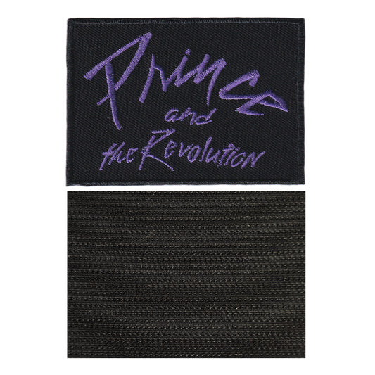 MAXIMUMPATCHES - Prince and the révolution - 8 cm x 5,5 cm - Ecusson Patch Brodé Avec Scratch Cousu Au Dos + Carré Scratch A Coudre, Face Opposé 10 cm x 10 cm/Groupe Musique Métal Rock Punk Heavy Trash Blues