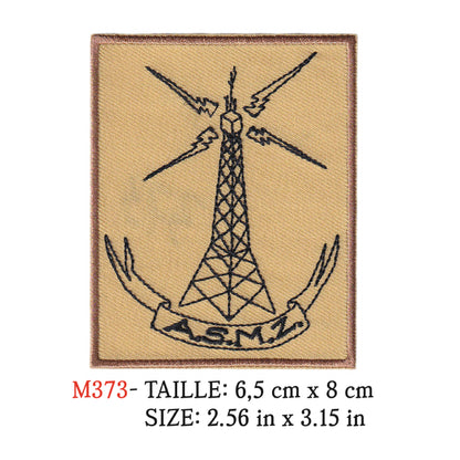 MAXIMUMPATCHES - Ecusson Patch Brodé Thermocollant - 6,5 cm x 8 cm - Asmz Groupe Musique Rock Punk Hard Trash Métal Heavy Psychedelic