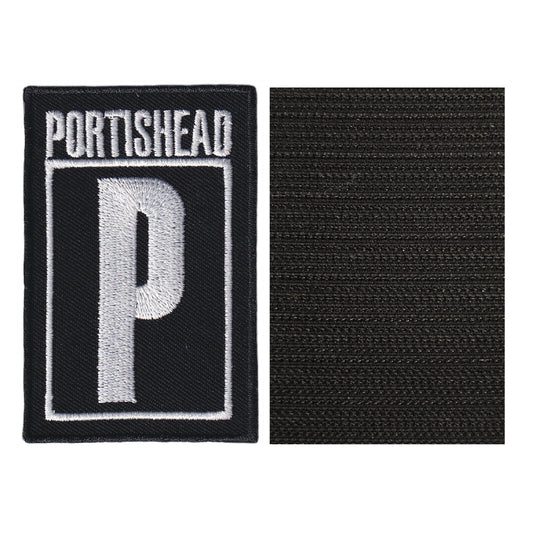 MAXIMUMPATCHES - 8 cm x 5,2 cm - Ecusson Patch Brodé Avec Scratch Cousu Au Dos + Carré Scratch A Coudre, Face Opposé 10 cm x 10 cm/Groupe Musique Métal Rock Punk Heavy Trash Blues