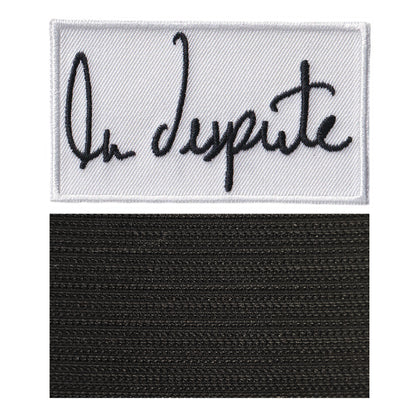 MAXIMUMPATCHES - La dispute - 8 cm x 4,5 cm - Ecusson Patch Brodé Avec Scratch Cousu Au Dos + Carré Scratch A Coudre, Face Opposé 10 cm x 10 cm/Groupe Musique Métal Rock Punk Heavy Trash Blues