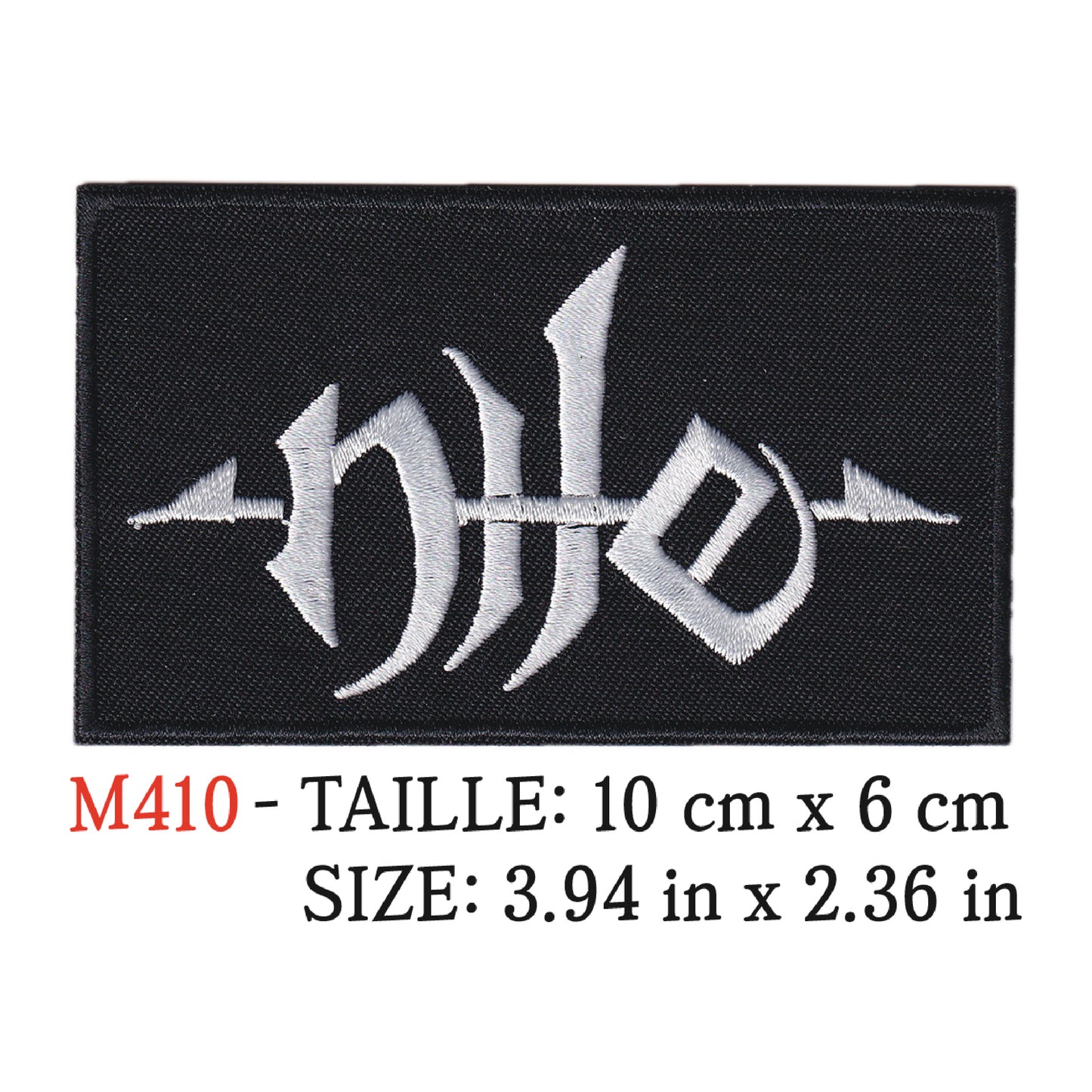 MAXIMUMPATCHES - Ecusson Patch Brodé Therrmocollant - 10 cm x 6 cm - Groupe Musique Rock Punk Hard Trash Métal Heavy Psychedelic