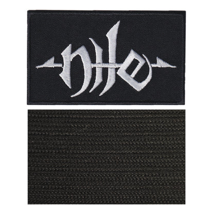 MAXIMUMPATCHES - Ecusson Patch Brodé Therrmocollant - Nile - 10 cm x 6 cm - Groupe Musique Rock Punk Hard Trash Métal Heavy Psychedelic