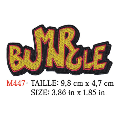 MAXIMUMPATCHES - Ecusson Patch Brodé Thermocollant - 9,8 cm x 4,7 cm - Mr Bungle Groupe Musique Rock Punk Hard Trash Métal Heavy Psychedelic