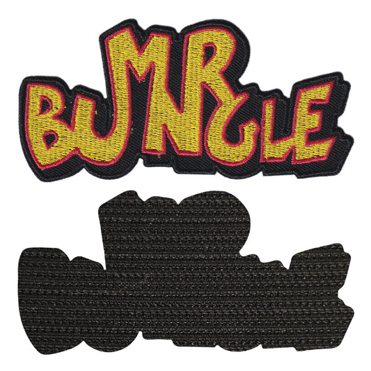 MAXIMUMPATCHES - Mr Bungle - 9,8 cm x 4,7 cm - Ecusson Patch Brodé Avec Scratch Cousu Au Dos + Carré Scratch A Coudre, Face Opposé 10 cm x 10 cm/Groupe Musique Métal Rock Punk Heavy Trash Blues